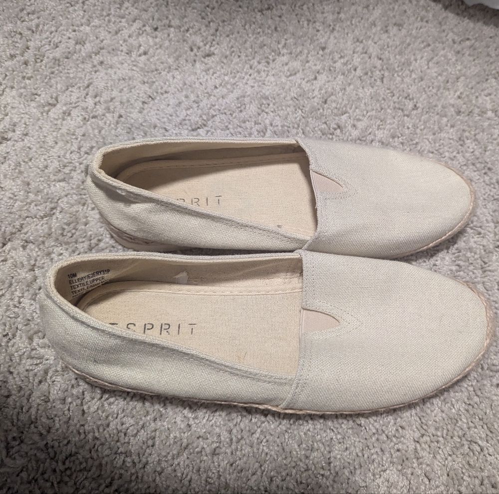 Esprit canvas shoes size 10